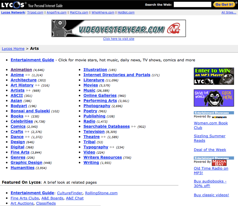 Illustration for article titled How Lycos Almost Won the Search Engine Wars